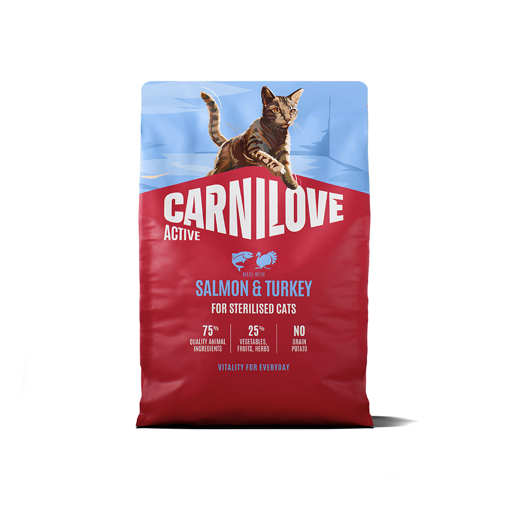 Carnilove Active Salmon & Turkey for Sterilised Adult All Breeds Dry Cat Food