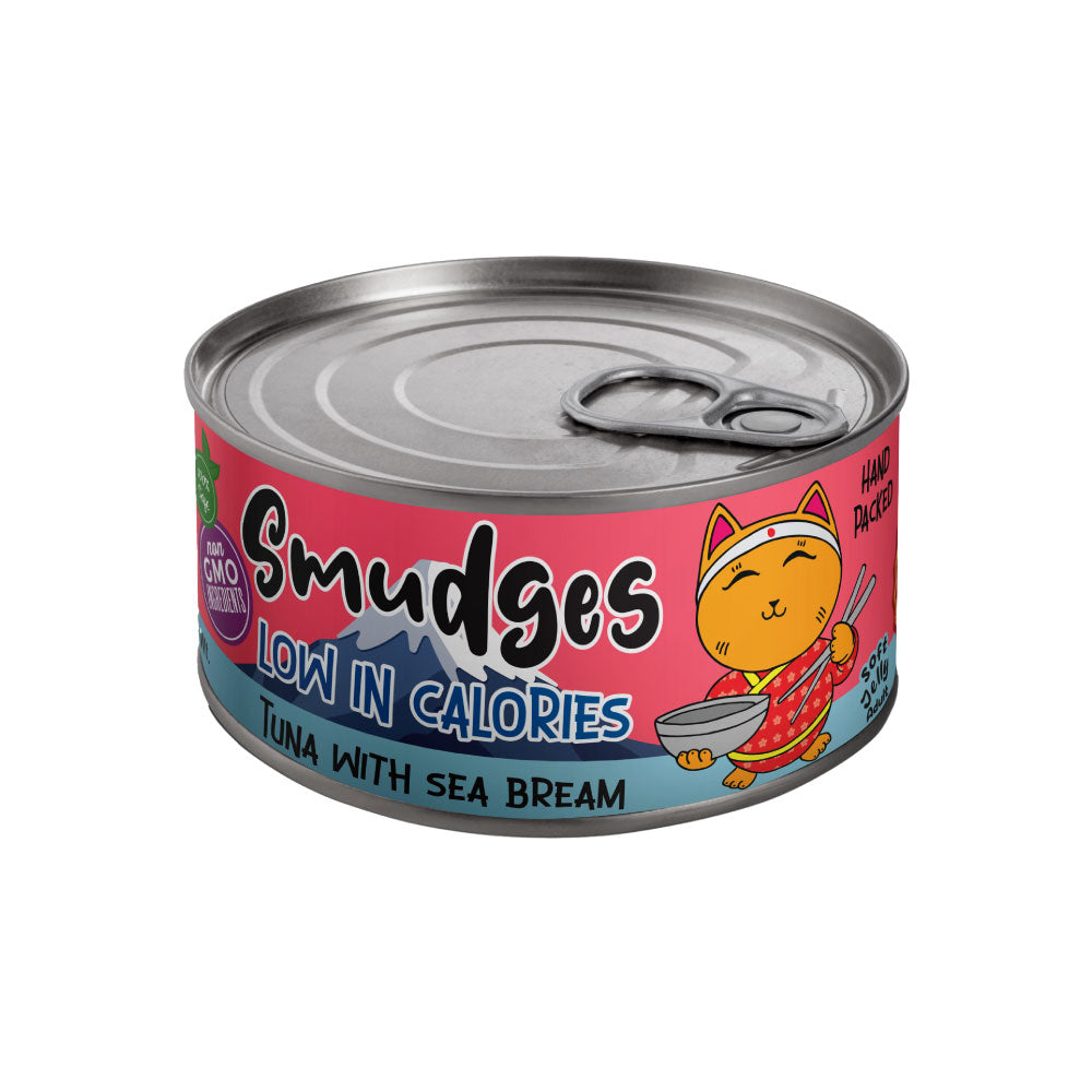 Smudges Tuna Flakes With Sea Bream In Soft Jelly For Adult Cat