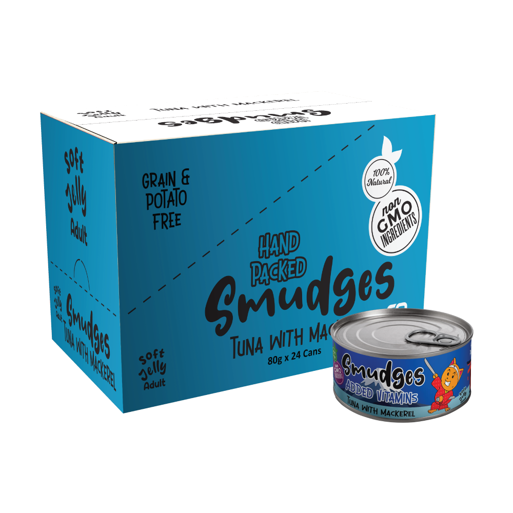 Smudges Tuna Flakes With Mackerel In Soft Jelly For Adult Cat