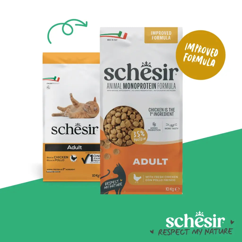 Schesir Monoprotein Adult Dry Cat Food – Fresh Chicken