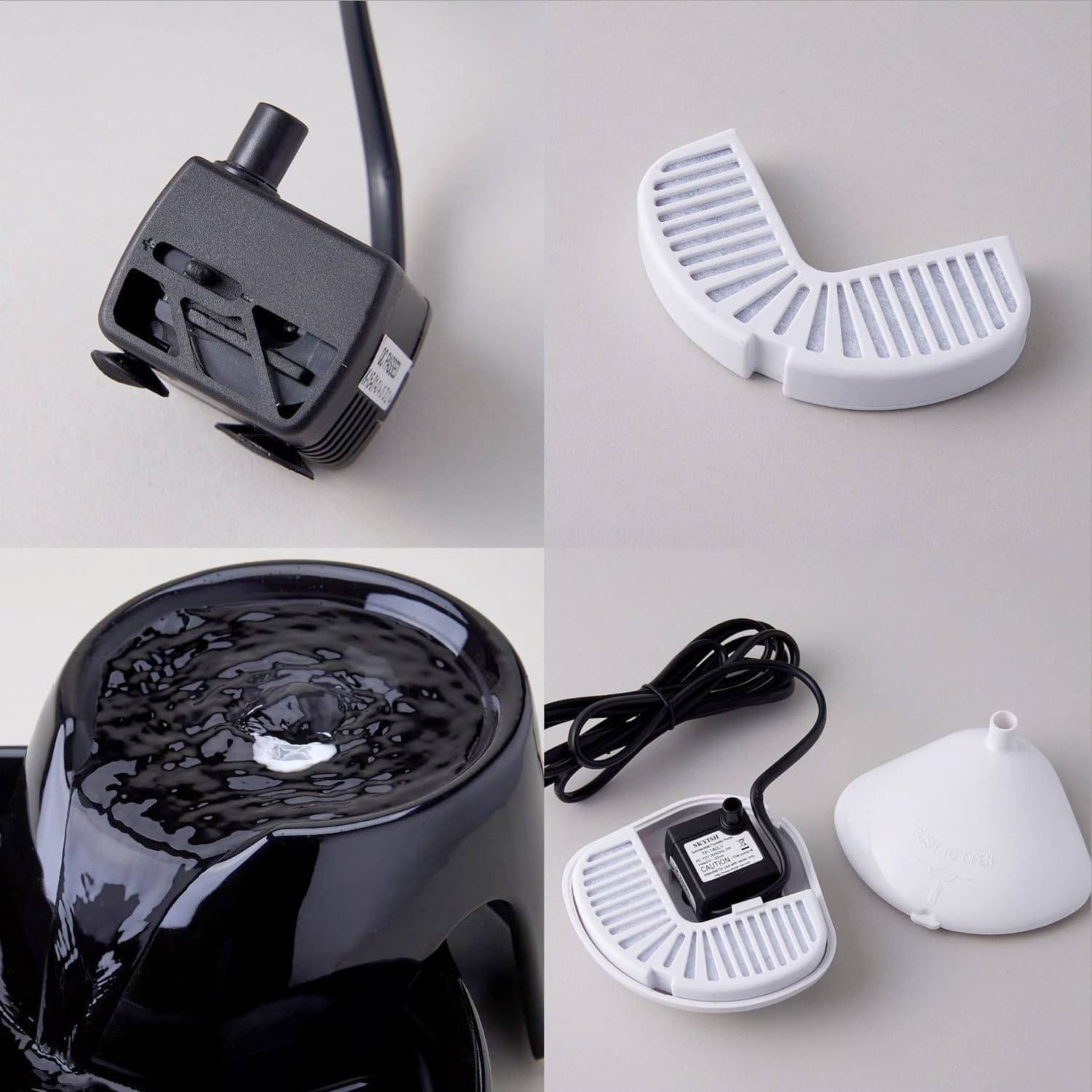 Big Max Ceramic Pet Drinking Fountain 128oz