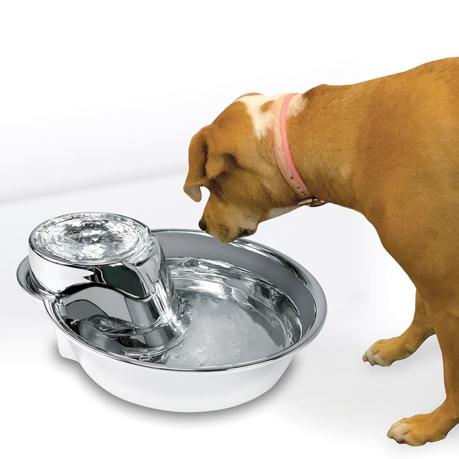 Big Max Pet Drinking Fountain 128oz – Stainless Steel