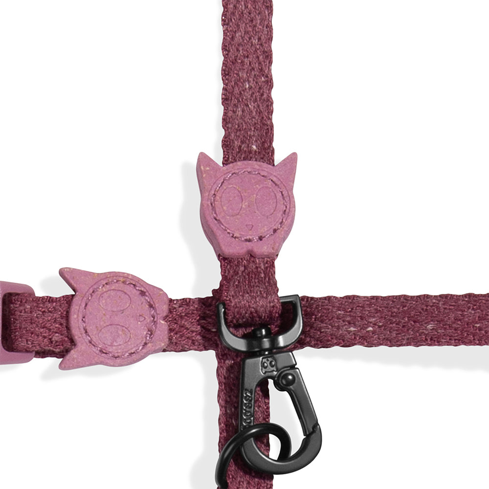 Zee.Cat Hibiscus Naturals Harness & Leash Set