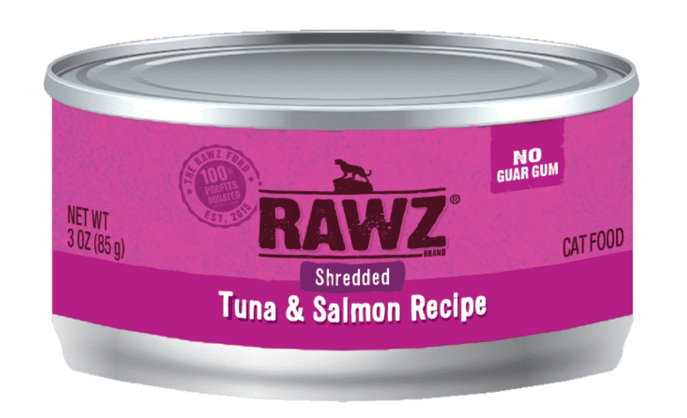 RAWZ SHREDDED TUNA & SALMON CAT FOOD RECIPE