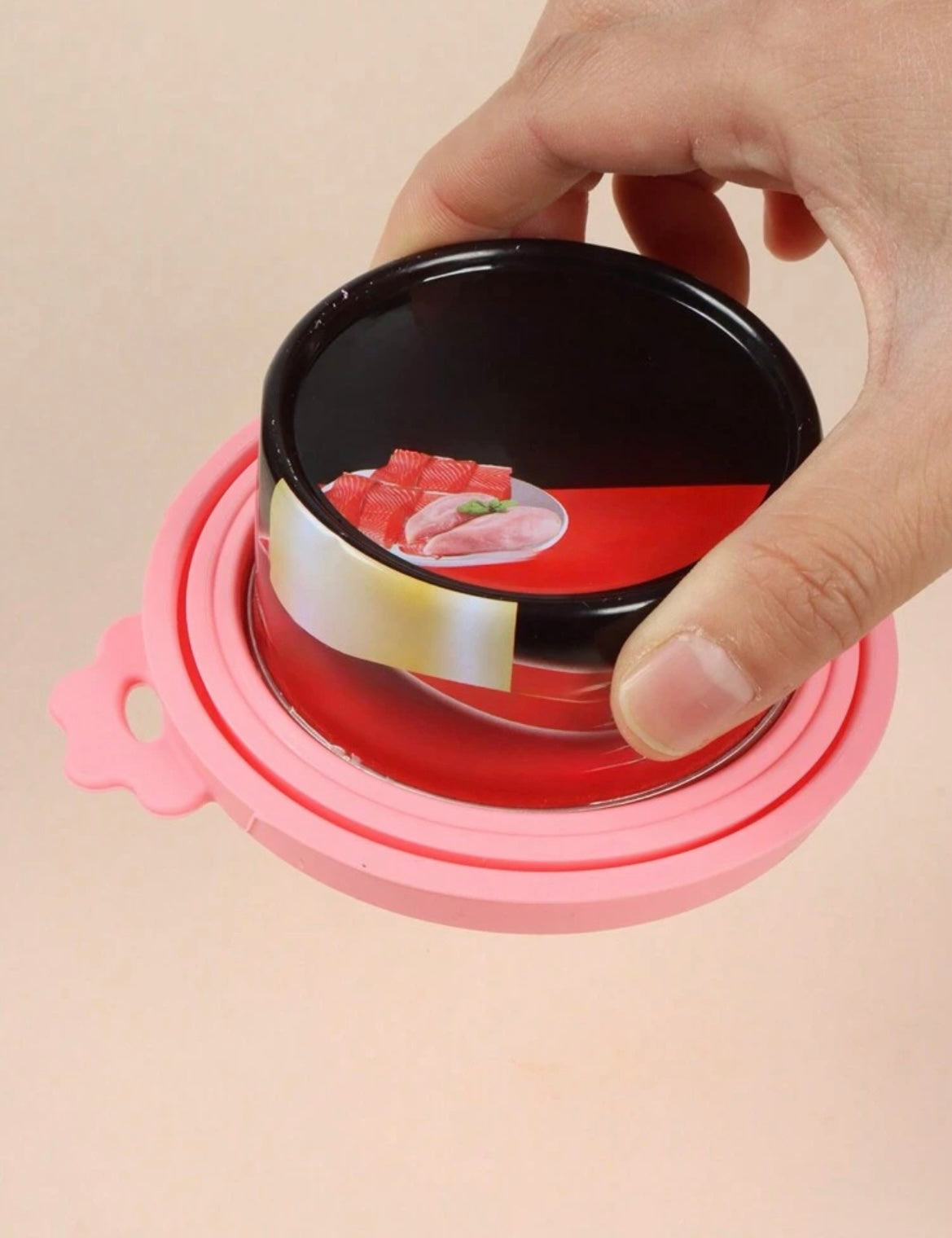 Silicone Pet Can Cover Reusable Fresh-keeping With Feeding Spoon