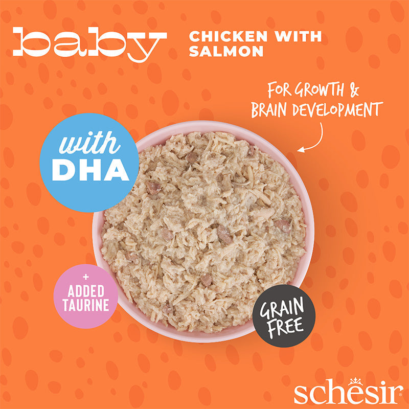 Baby Kitten Wholefood Chicken With Salmon Wet Food