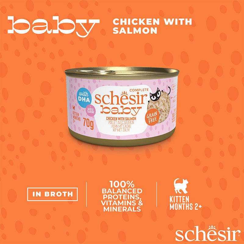 Baby Kitten Wholefood Chicken With Salmon Wet Food