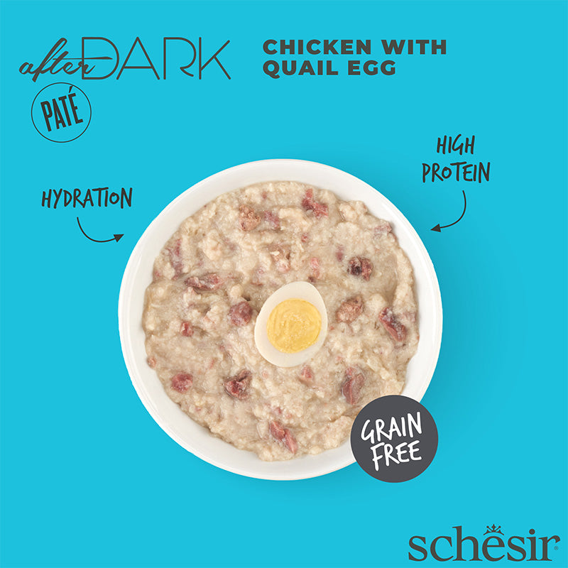 After Dark Chicken with Quail Egg in Pate
