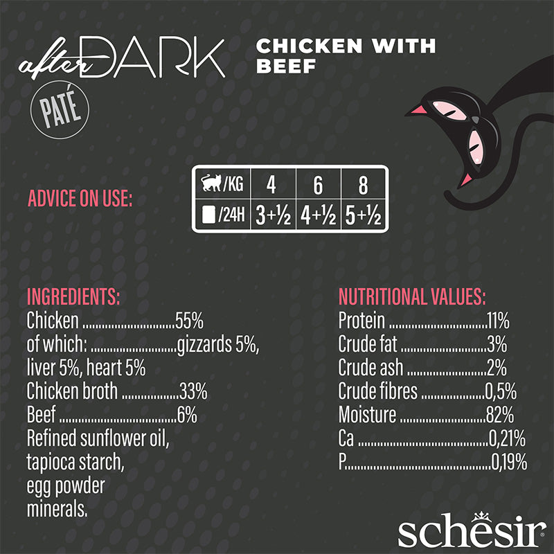 After Dark Chicken with Beef in Pate