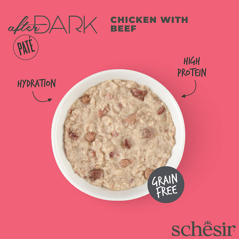 After Dark Chicken with Beef in Pate