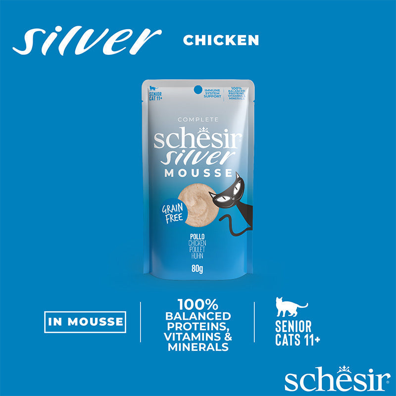 Silver Mousse Senior Cat Chicken Wet Food