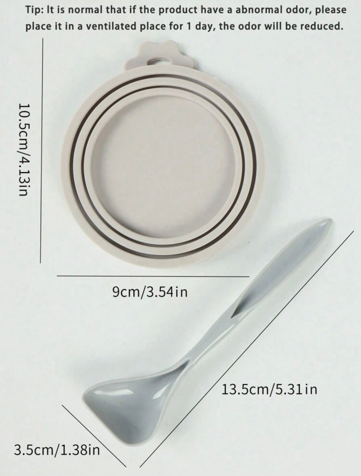 Silicone Pet Can Cover Reusable Fresh-keeping With Feeding Spoon