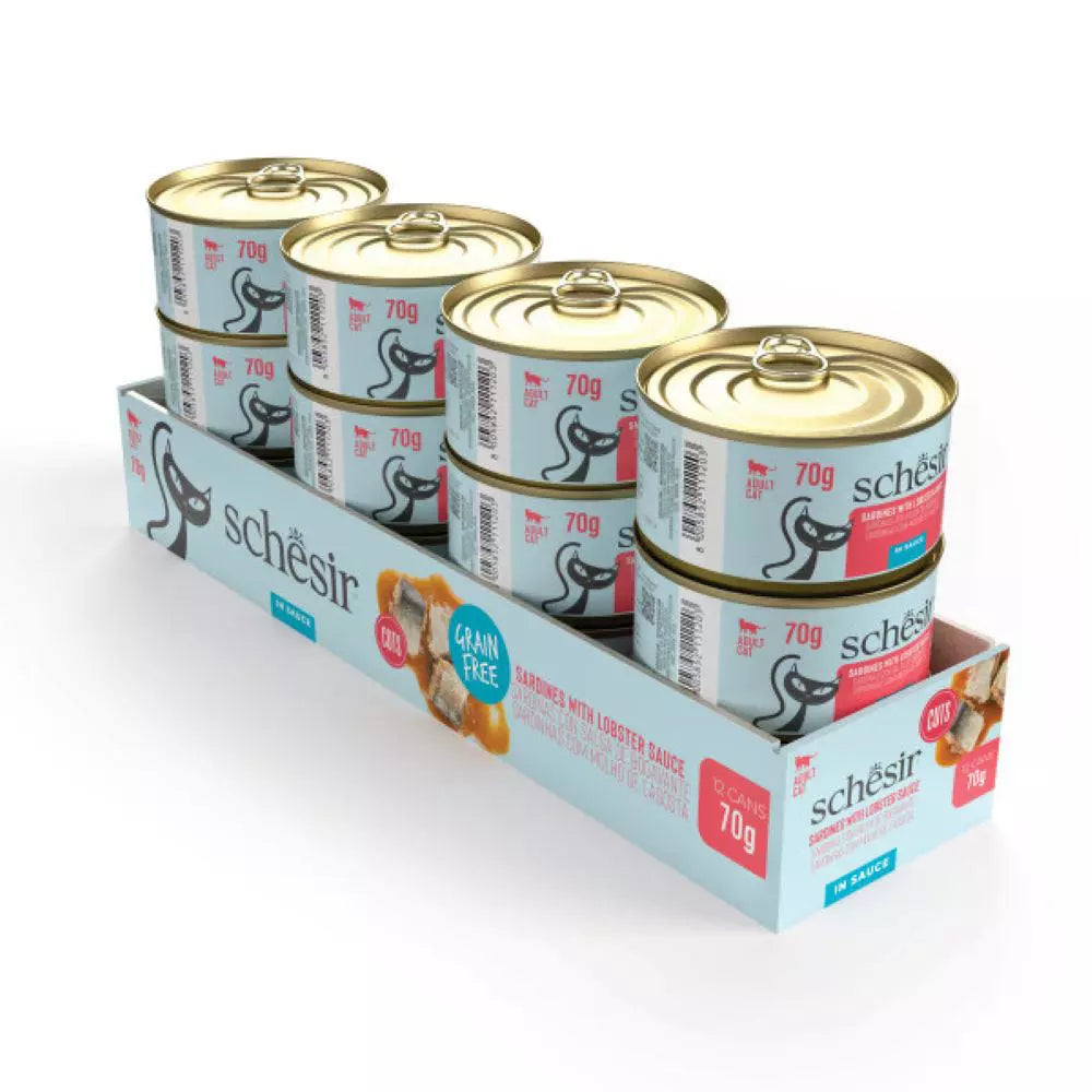 Grill Cuts Cat Can Sardines In Lobster Sauce