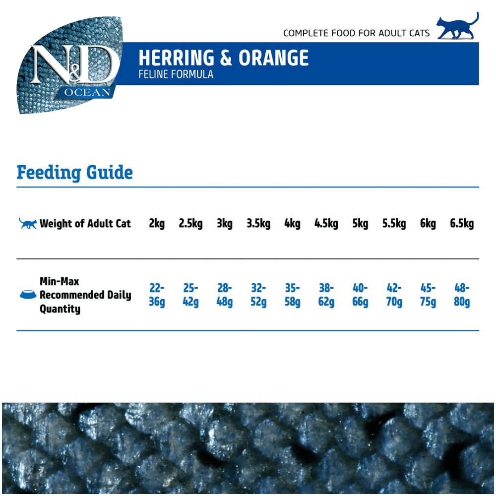 Ocean Cat Herring & Orange Adult Dry Food