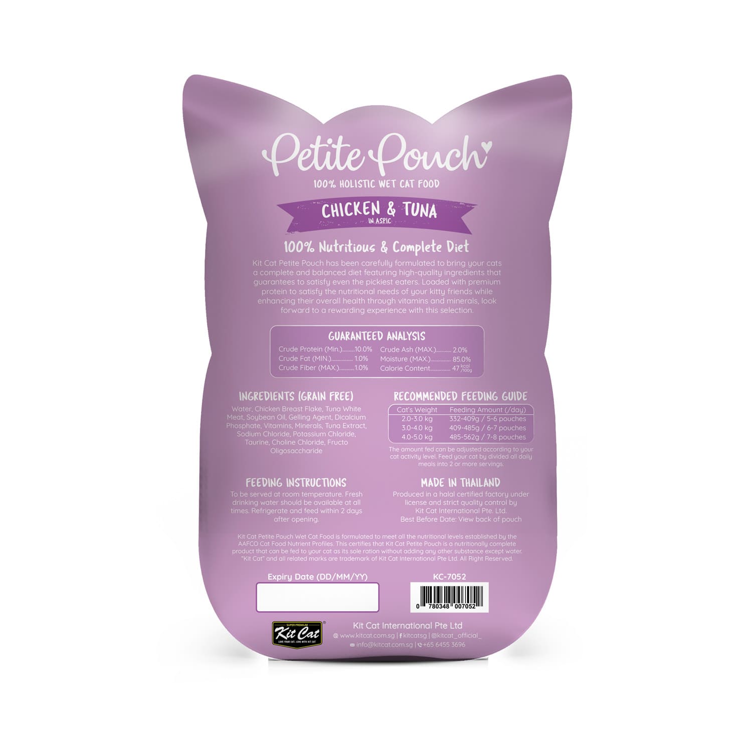 Kit Cat Petite Pouch Chicken & Tuna