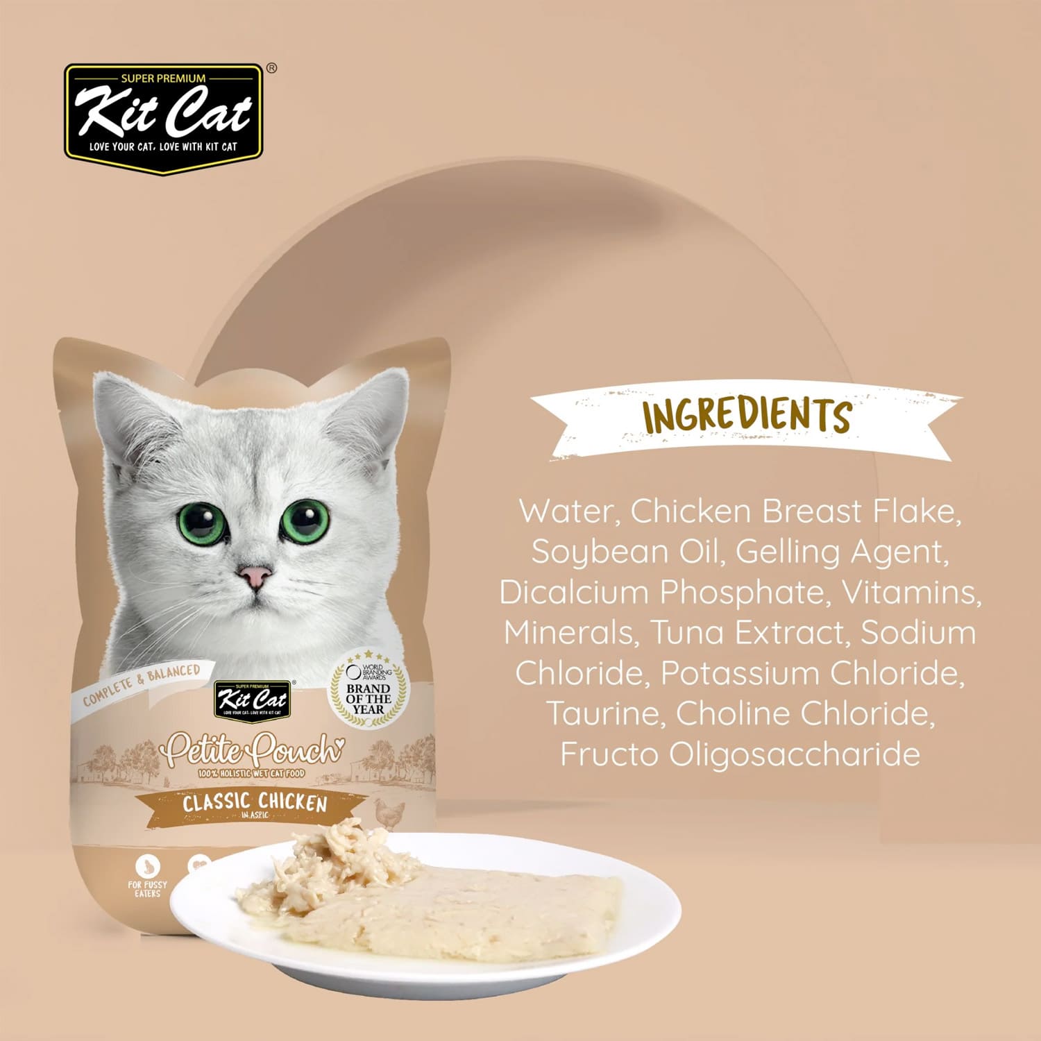 Kit Cat Petite Pouch Classic Chicken