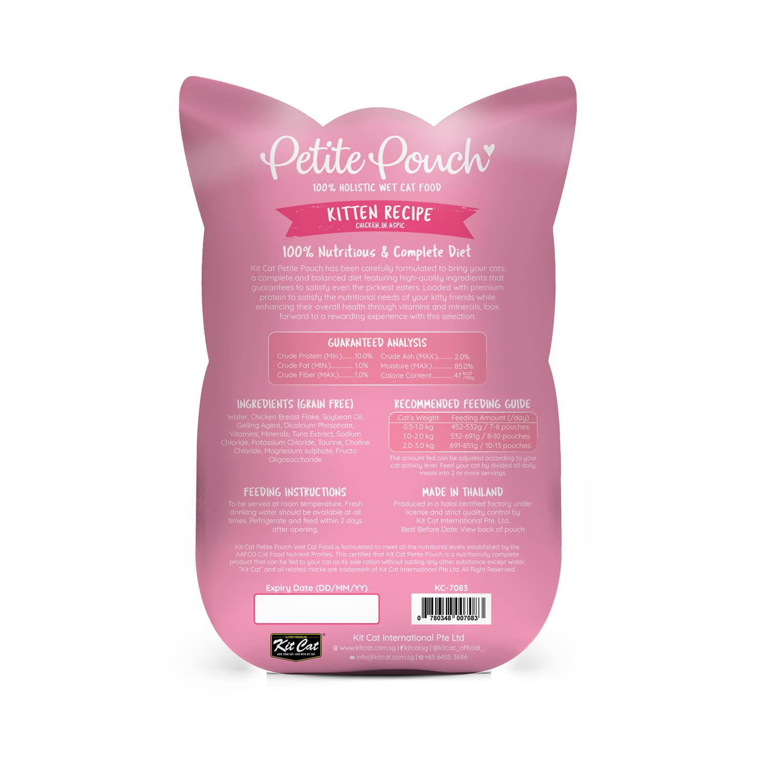 Kit Cat Petite Pouch Kitten Chicken