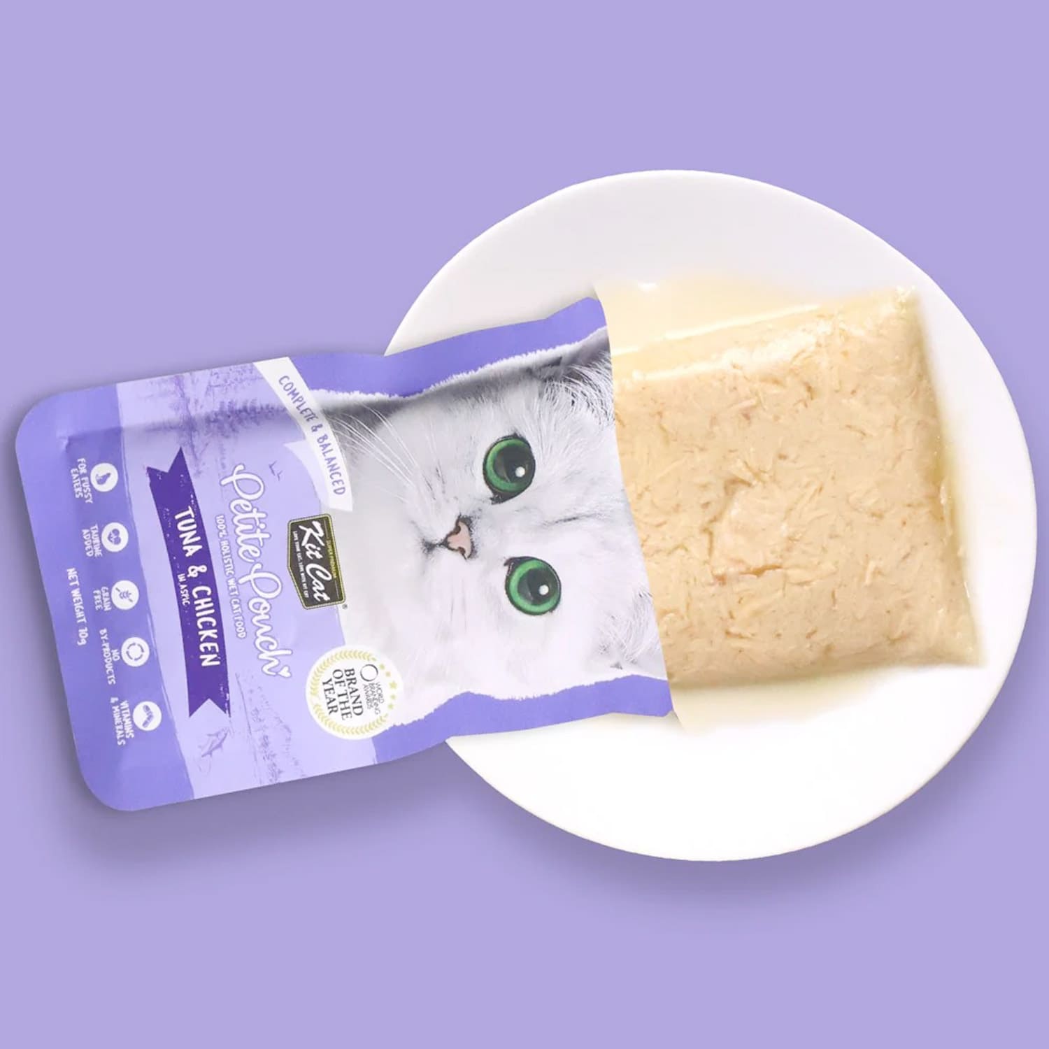 Kit Cat Petite Pouch Tuna & Chicken