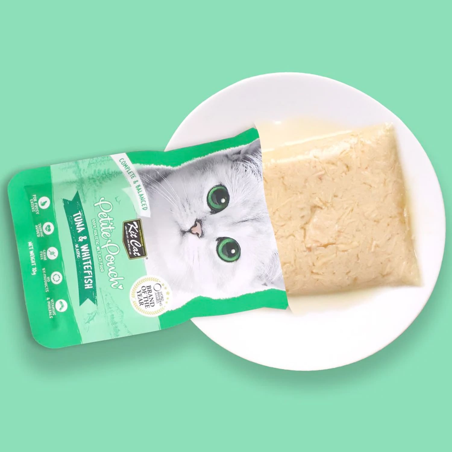 Kit Cat Petite Pouch Tuna & Whitefish