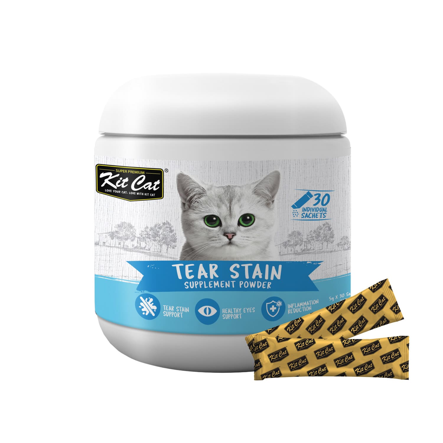 Kit Cat Tear Stain Supplement Powder 150g