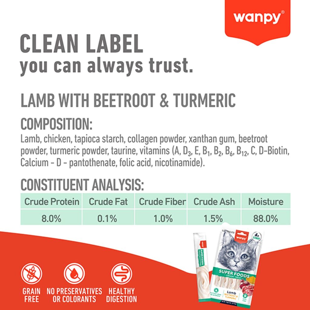 WANPY Superfoods Creamy Treat For Cat