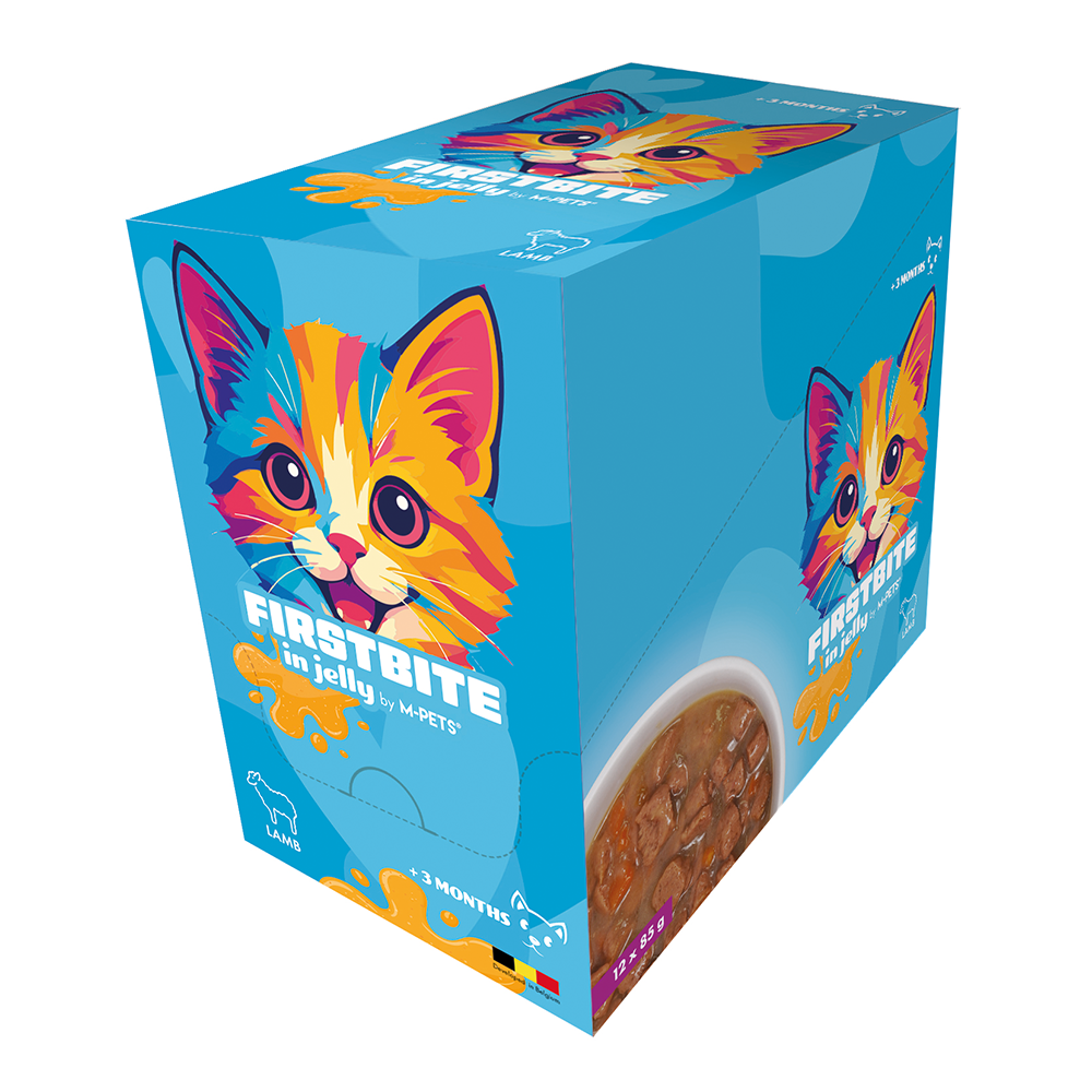 M-PETS Firstbite Lamb in Jelly Wet Food Pouches for Cats