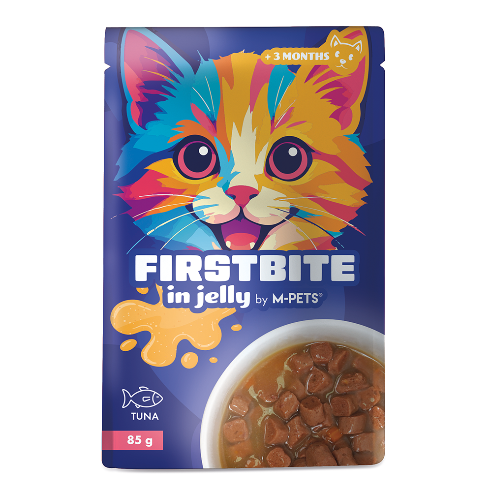 M-PETS Firstbite Tuna in Jelly Wet Food Pouches for Cats