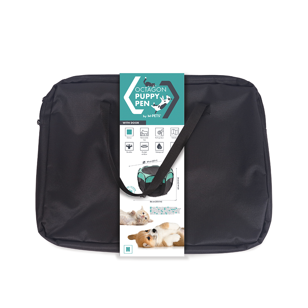 M-PETS Octagon Puppy Pen with Door