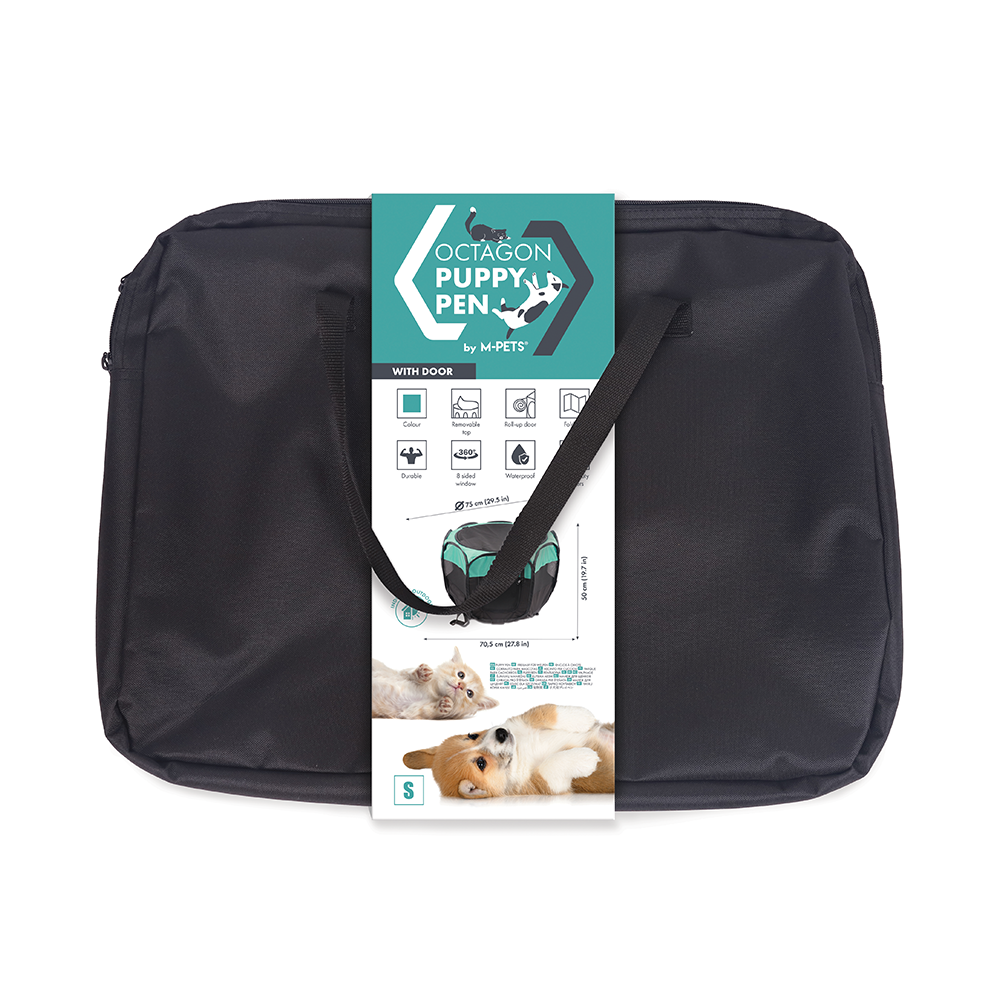 M-PETS Octagon Puppy Pen with Door