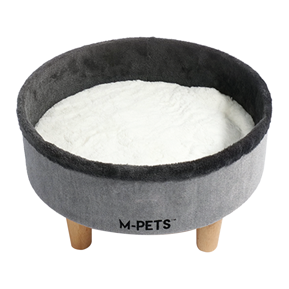 Round Elevated Cat Bed ASH Pet Shop