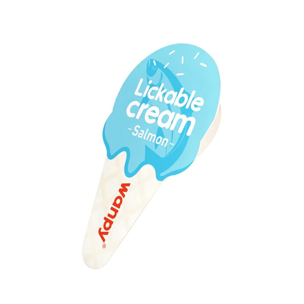 WANPY Lickable Cream Spoon – Salmon For Cat