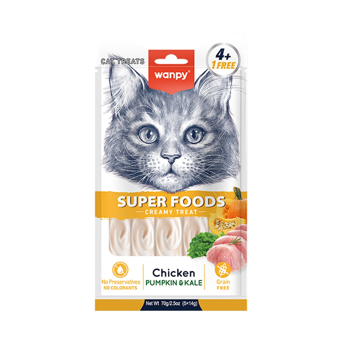 WANPY Superfoods Creamy Treat For Cat
