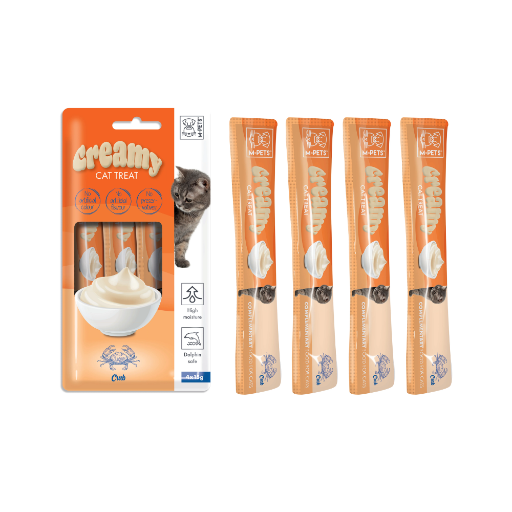 M-PETS Creamy Treats for Cats – Crab