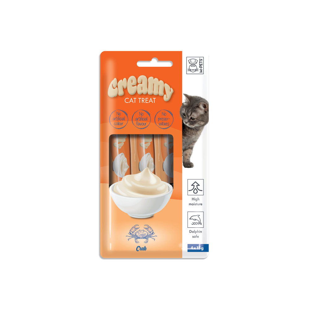 M-PETS Creamy Treats for Cats – Crab