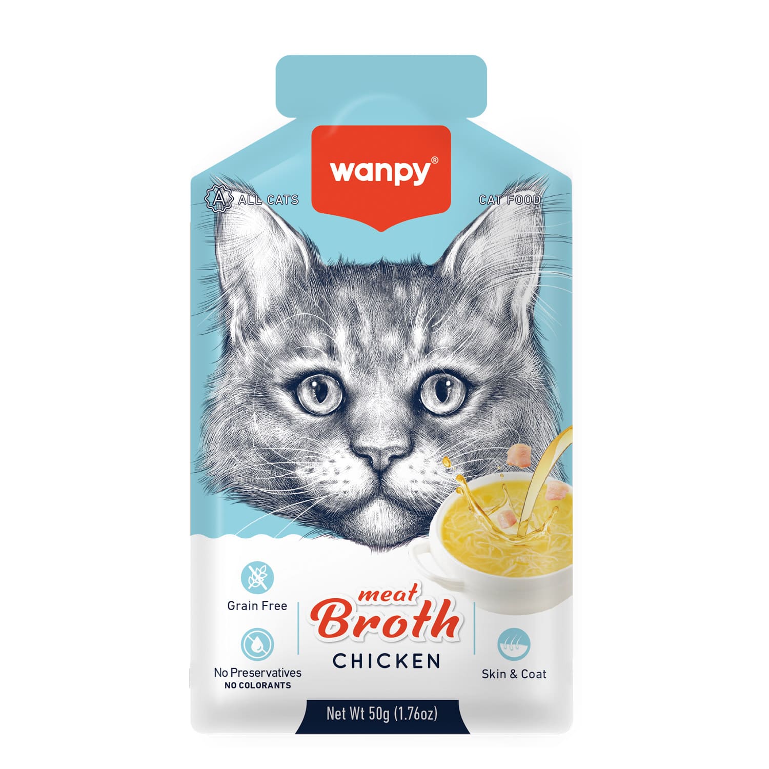 Meat Broth Chicken for Cats