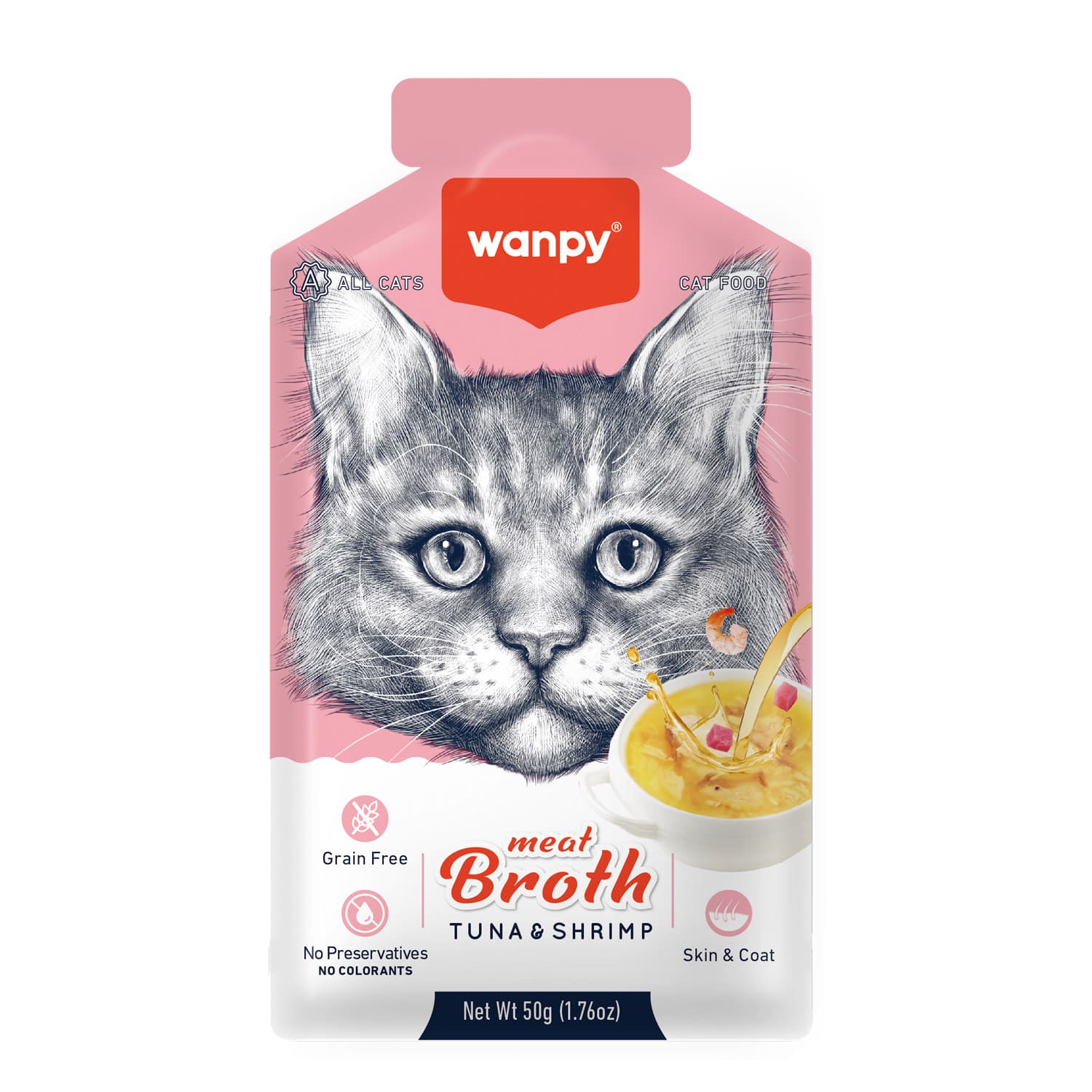 Meat Broth Tuna & Shrimp for Cats