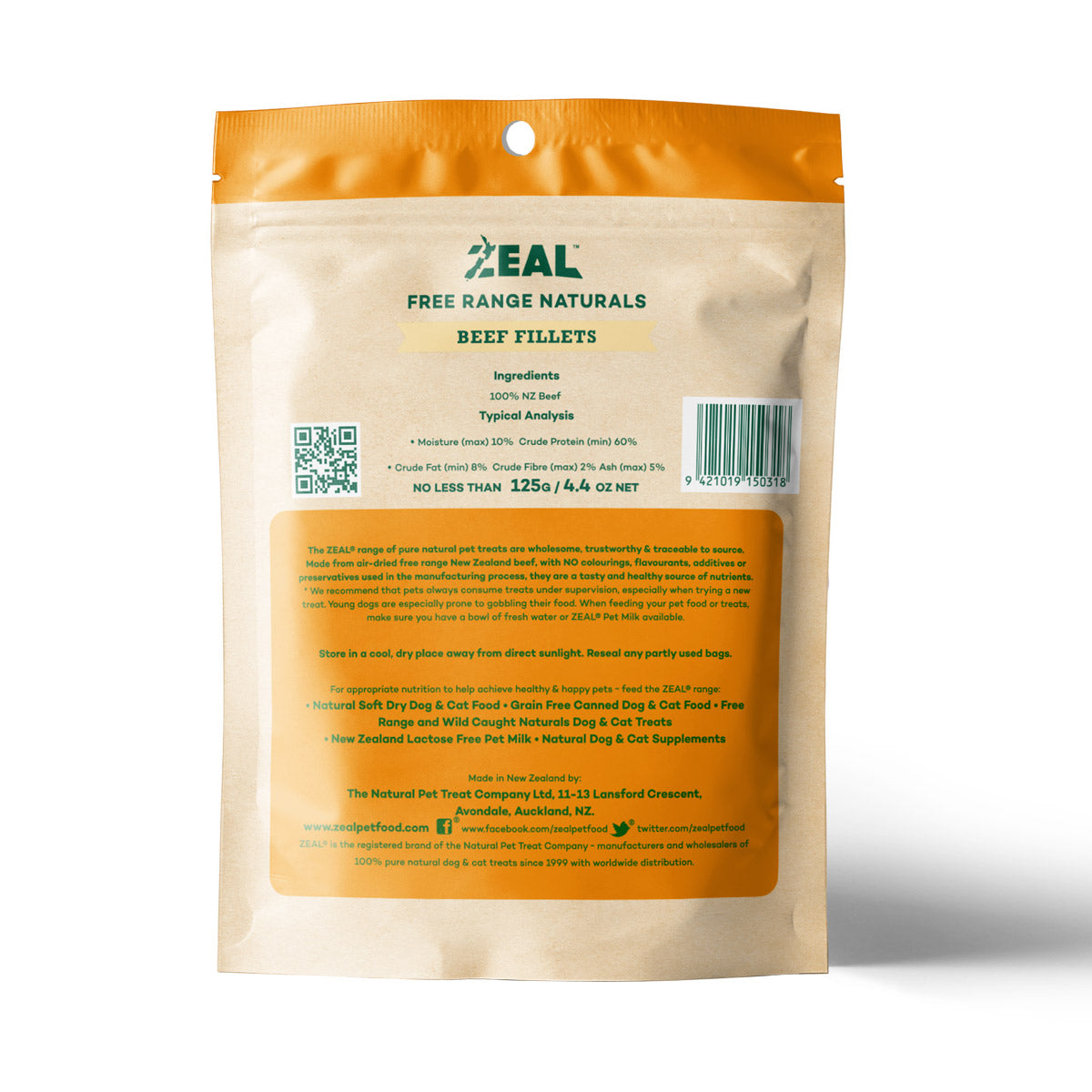 Natural Soft Dry Beef Fillets