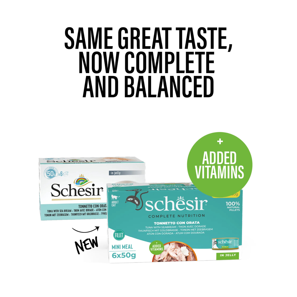 Schesir Tuna With Seabream Cat Multipack Can