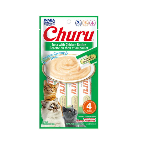 Inaba Churu Tuna Recipe For Adults (4 TUBES)