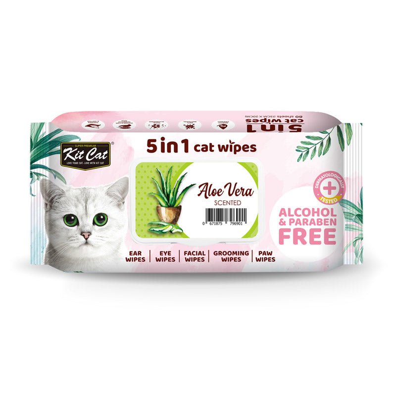 Kit cat 5-in-1 cat wipes for cat