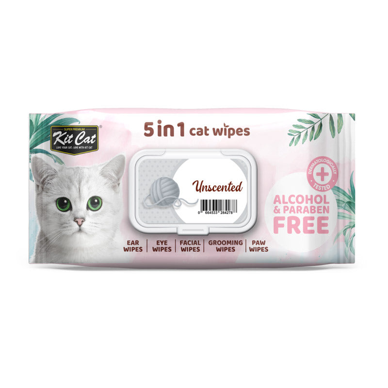 Kit cat 5-in-1 cat wipes for cat