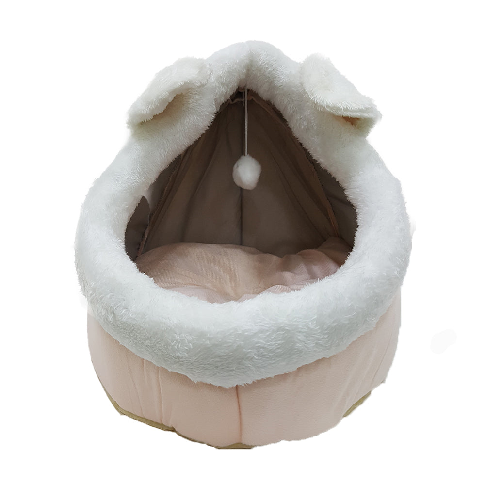 Cat Capsule Bed Beige
