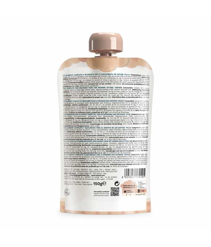 Kitten Pouch Cream 0-6 Chicken Wet Food