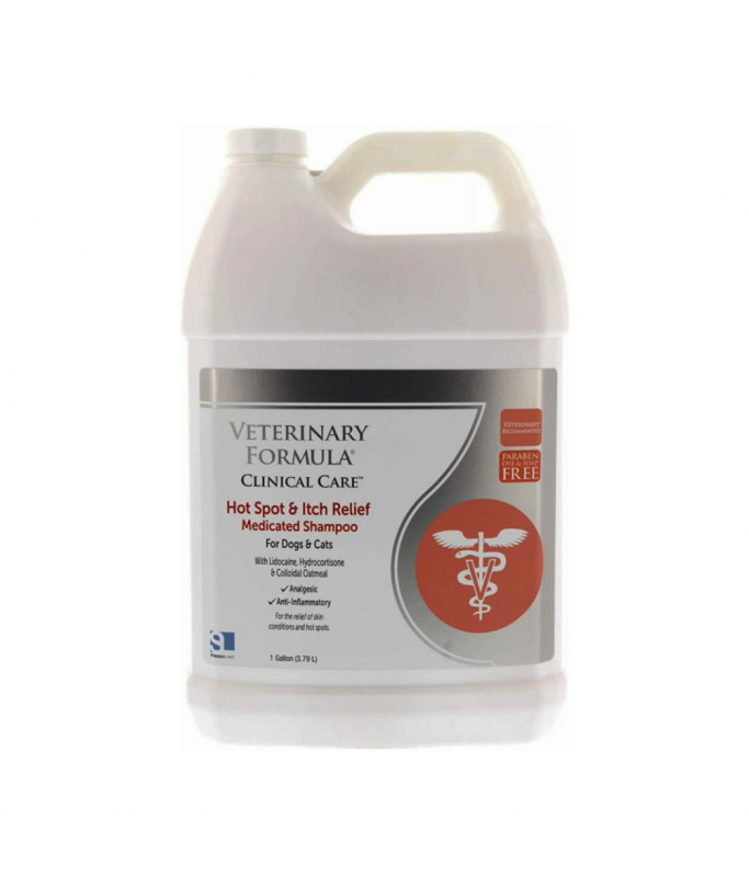 Synergy Labs Veterinary Formula Clinical Care Hot Spot & Itch Relief Medicated Shampoo For Dogs & Cats