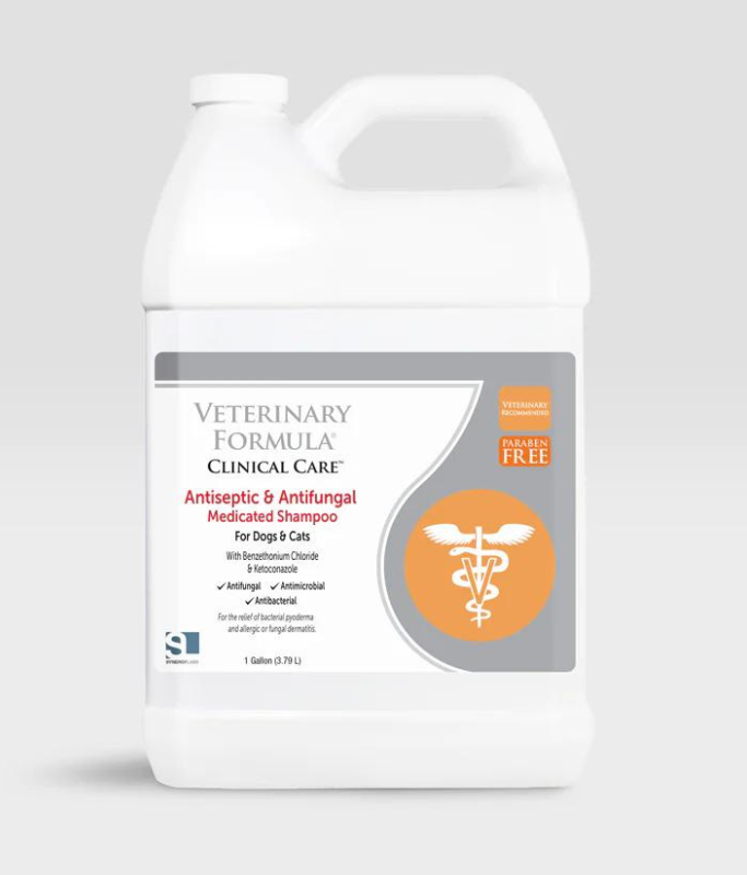 Synergy Labs Veterinary Formula Clinical Care Antiseptic & Antifungal Medicated Shampoo For Dogs & Cats