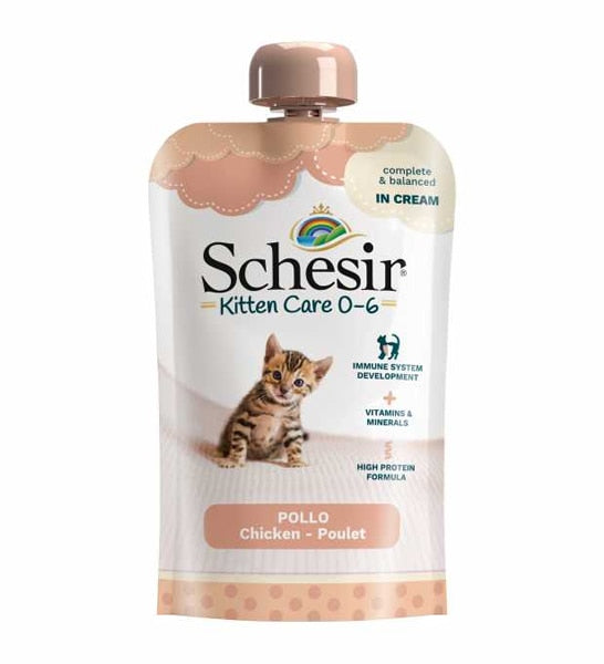 Kitten Pouch Cream 0-6 Chicken Wet Food