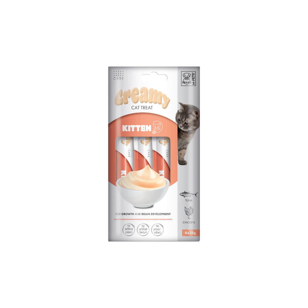 M-PETS Creamy with Functions – Cat treat – Kitten – Tuna & Chicken