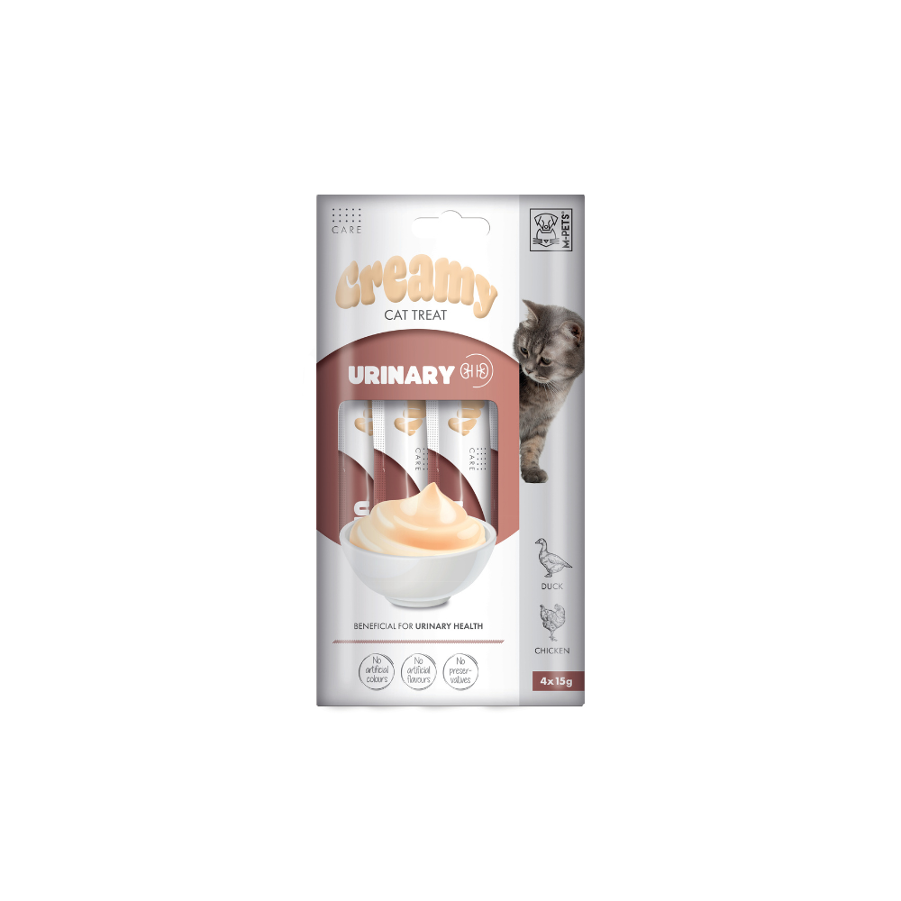 M-PETS Creamy with Functions – Cat treat – Urinary – Duck & Chicken