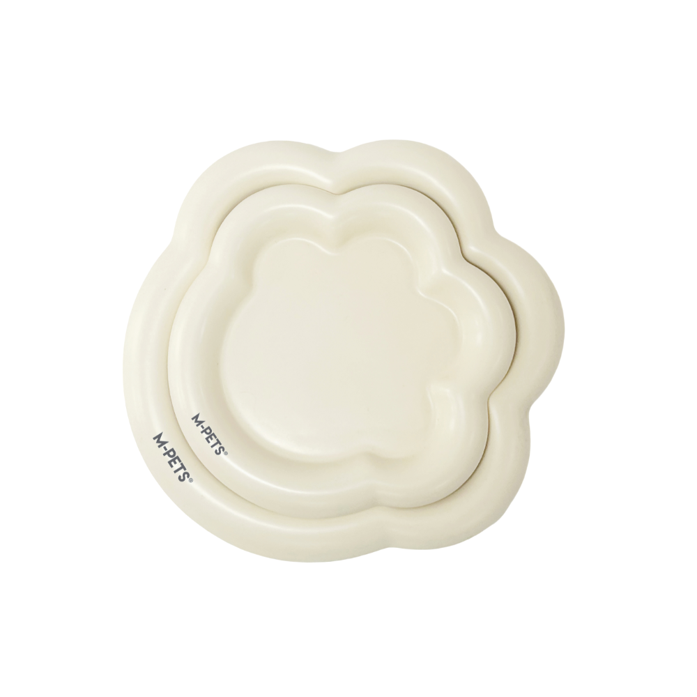 M-PETS Petjoy Pawsy Ceramic Bowl M White 175ml