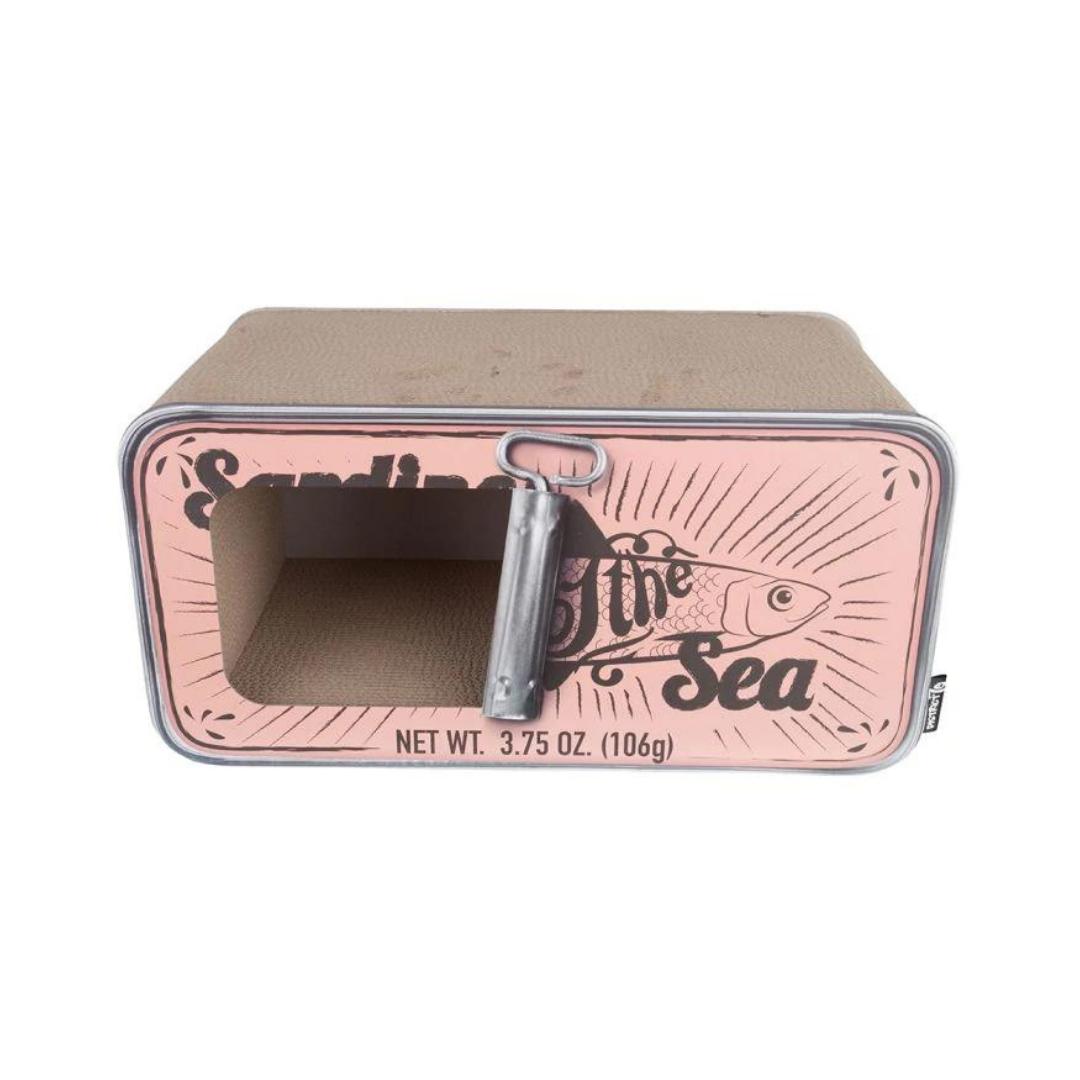 District 70 Sardine 2-in-1 Cat Scratcher & Cave in Dubai. The sardine is a unique 2-in-1 cat scratcher and cave hideaway. If you seek a comfort zone for your cat friend Pink/